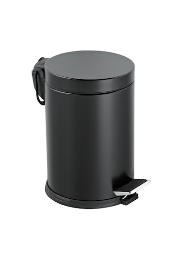 Foreca Pedallı Çöp Kovası Siyah 16 L Siyah