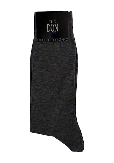 The Don London Merserize Erkek Çorap Gri-Gri-40-44 Gri