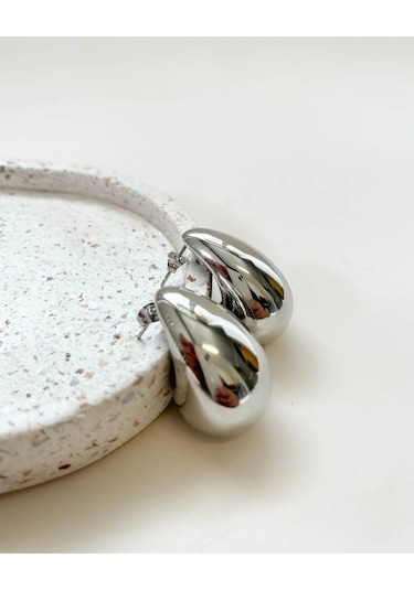 Aurrari Silver Bottega Gözyaşı Damla Model Küpe Çok Renkli