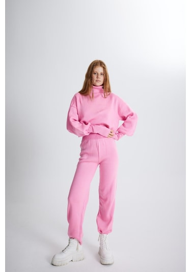Holly Lolly Alt Üst Triko Thinky Takım Pembe