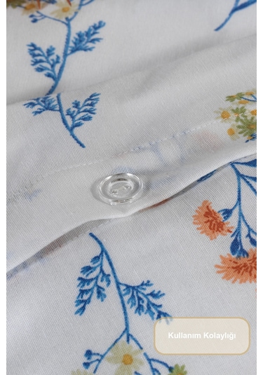 Elart Caren Nevresim Takımı Tek Kişilik Lastikli Çarşaf 160x220 Cm Hardal Hardal