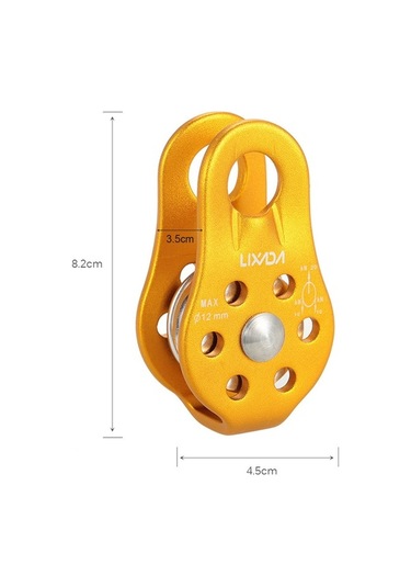 Pazly Yüksek Ve Tek Sabit Profesyonel Makara Kurtarma İşler İçin Geeroyoo Ekipman Dağcılık, 20kn - Zz