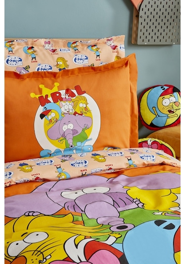 Karaca Home X Kral Şakir Süper Ekip Tek Kişilik Nevresim Takımı 200.22.14.0390