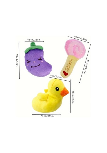 Zyzqstore Pet Diş Çıkarma Oyuncakları, Köpek Çiğnemek İçin Renkli Oyuncaklar Çok Renkli