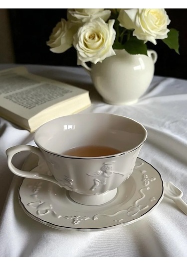 Arthomes 250 Ml Çay Takımı, Bardak Ve Fincan Takımı, Hediye 480844893 Beyaz