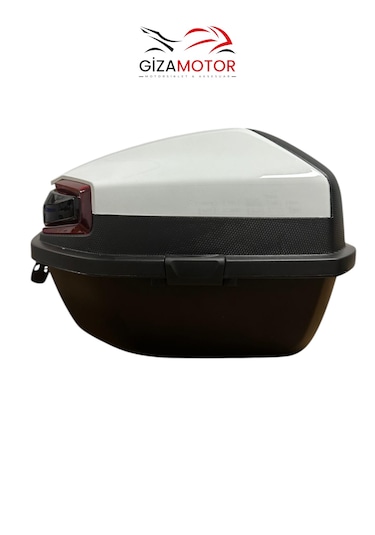 Giza Motosiklet Çantası 33 Lt Metalik Beyaz