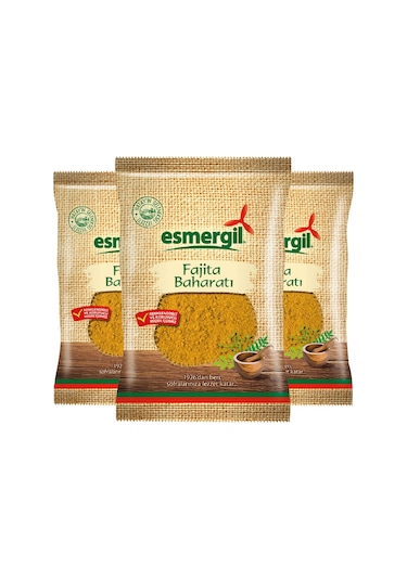 Esmergil Fajita Baharatı 3'lü Paket 3 x 30 Gr