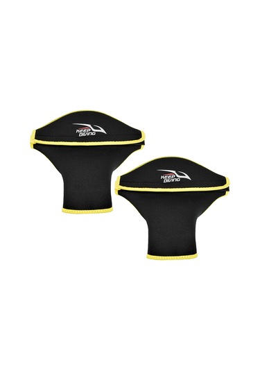 Springsun 3mm Neopren Özellikli, Altın/siyah Seçenekli, Kayak Ve Bot Adamakalıpları İçin Korumalı Eldivenler - Pg-209