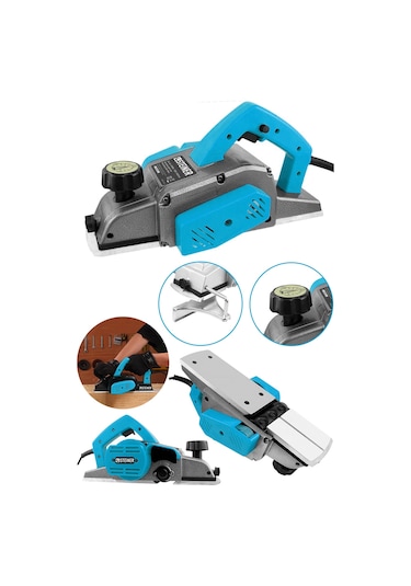 Steiner 4200 Watt Sjs Bakır Sargılı Planya Rende Makinesi Mavi