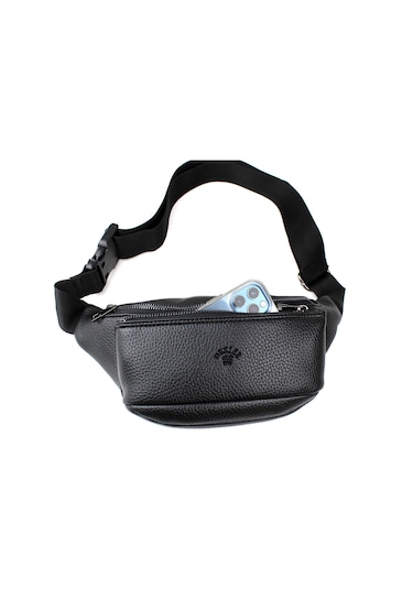 Erkek Siyah Çok Cepli Omuz Ve Bel Çantası