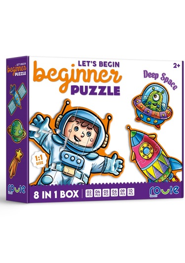 Begınner Uzay Puzzle 8 In 1 Box