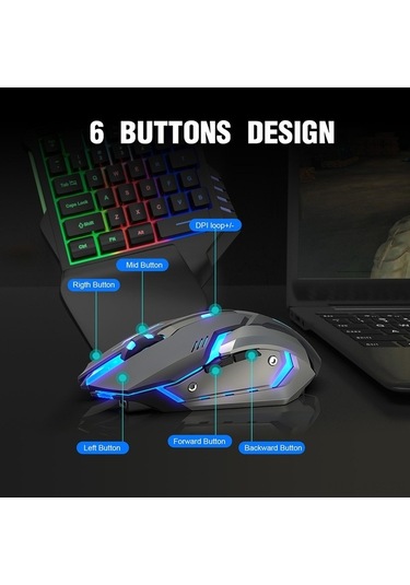 Novahub Kablosuz G859 Fare - Sessiz, 3 Dpı, Nefes Işığı, Bt 5.0/2.4g G859