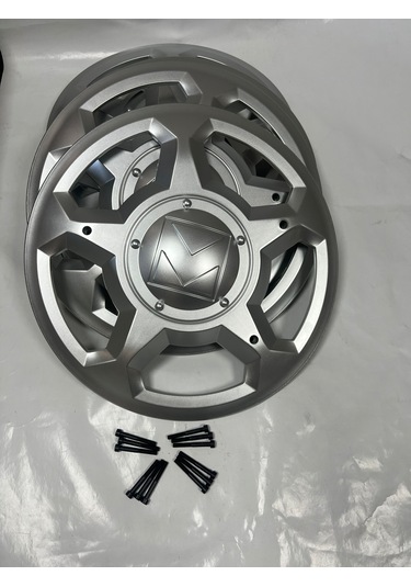 Karsan J10 Gri Renk Jant Kapağı Takımı 4 Adet + 12 Adet Vidası İle Beraber