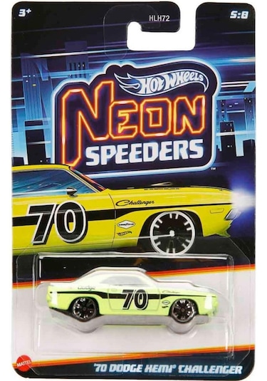 Hot Wheels Neon Yarışçılar 70 Dodge Hemi Challenger Hlh72-jkx97