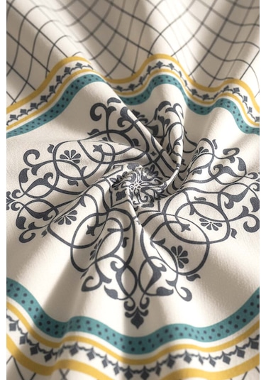 Safran Luxe Mutfak & Yemek Masası Örtüsü 150x250 Cm Çok Renkli