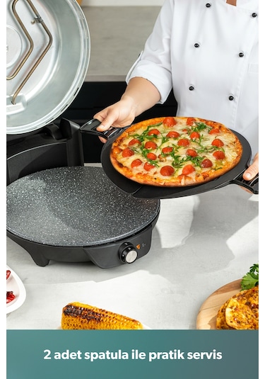 Homend Közy °400 Pizza Pide Lahmacun ve Sebze Közleme Makinesi