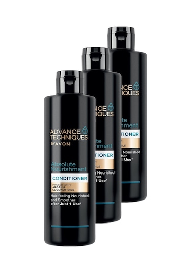 Avon Advance Techniques Argan Yağı İçeren Besleyici Saç Kremi 3 x 250 ML