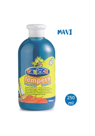 Carioca Ko024/05 Guaj Boya (Süper Yıkanabilir) 250 Ml Mavi