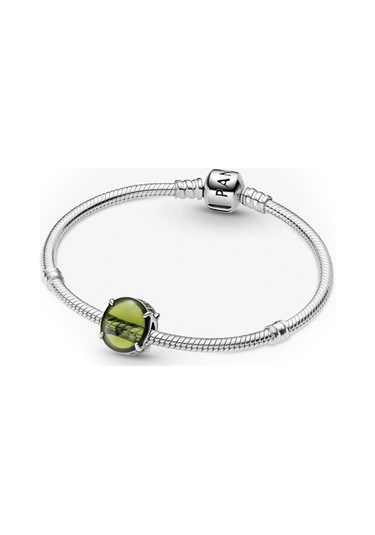 Nur Silver Sarı Murano Taş Gümüş Charm Nur-bl01994