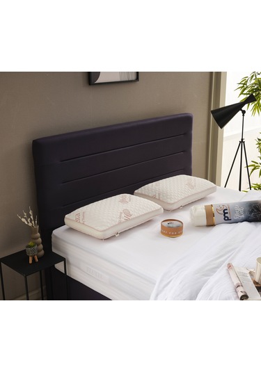 Dinlendirici Tombul Visko Yastık - Ortopedik Hydra Güzellik Yastığı - Hyaluronic Kolajen Yastık 1 Adet Çok Renkli