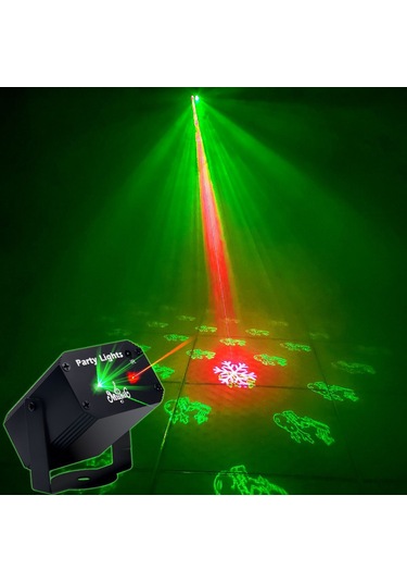 Ximistore9 Noel Parti Işığı - Usb Kontrollü Projeksiyon Aydınlatma