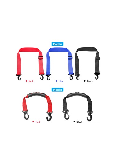 Geeroyoo Ayarlanabilir Kayak Bileği Bağı - Mavi Naylon Kayak Taşıma Askısı 55-91 Cm Mavi