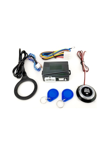 Yuntech01 12v Araba Antenksiz Rfıd Gizli Kilidi, Tek Tuşla Başlatma Ve Alarma Sahip Araç Güvenlik Sistemi Sq9002x