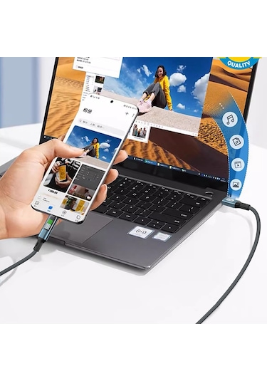 Go Des Gd-uc681c-c Type-c To Type-c Pd Hızlı Şarj Kablosu 60w 1.2m Siyah