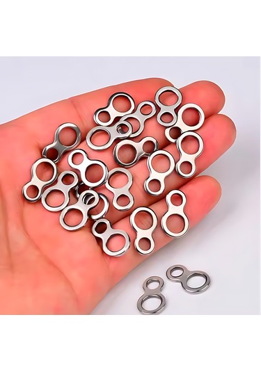 Seoul 15 Adet S Boy, İki Gözlü,çift,double,sekiz,solid Halka