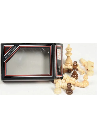 Ahşap Satranç Taşları El Yapımı