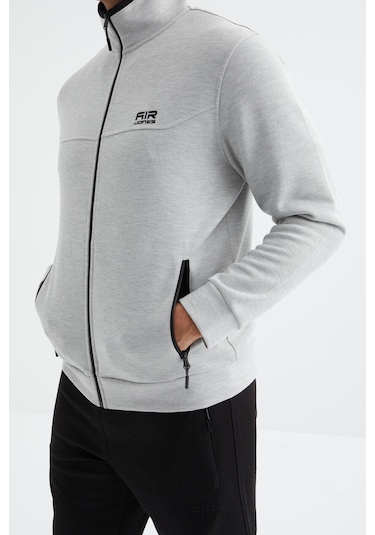 Tommy Life Hugo Gri Melanj - Siyah Jogger Erkek Eşofman Takım - 85198 Gri - Siyah