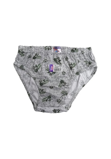 Sedef Yıldız Erkek Çocuk Desenli Külot Slip Pamuklu