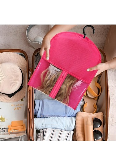 Ulzyvf Uzantısı Set Saç Kırmızısı Gül Diğer Çantası, Çanta, Asma 3'lü Du Diğer