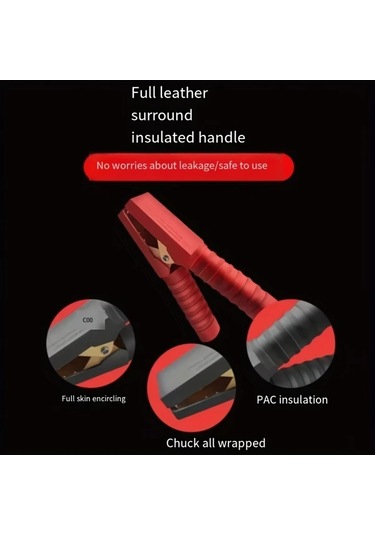 Xuweiwei Heavy Duty Bakir Kablolar Araba Ve Kamyon Turbo Batarya Jump Lead 15748inch 1pc