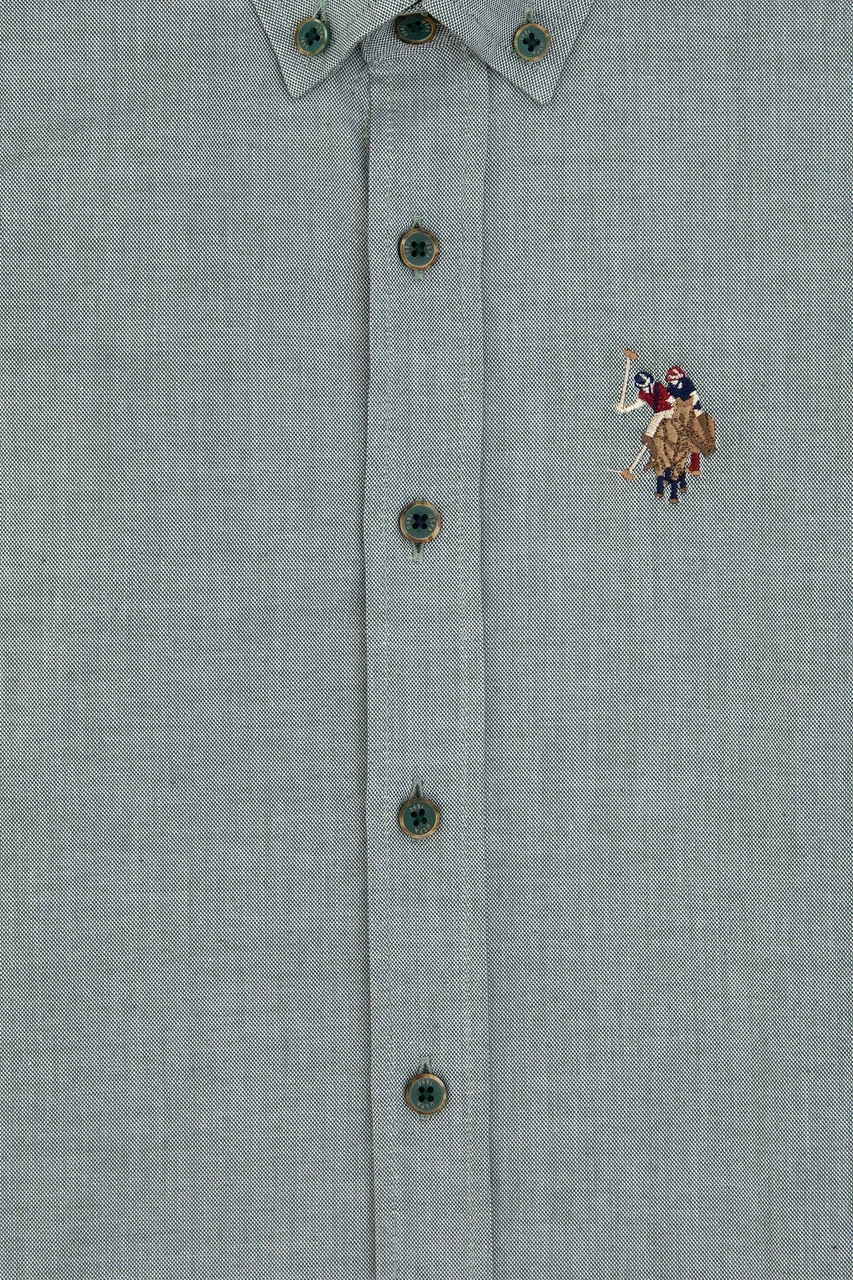 U.s. Polo Assn. Erkek Çocuk Koyu Yeşil Gömlek Basic 50307704-vr079 Koyu Yesıl