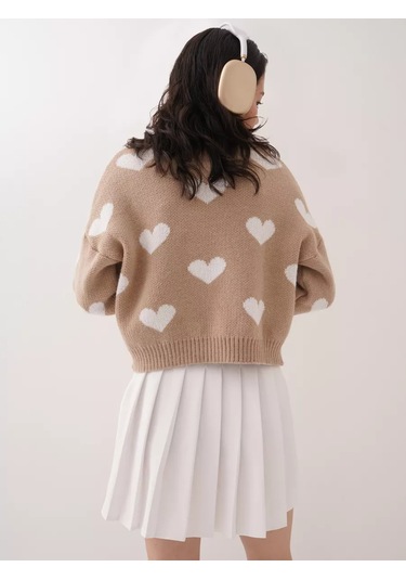 La La Fa Kısa Kapüşonlu Kazak 198946851