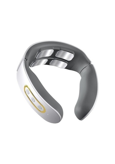 Çok Fonksiyonlu Boyun Masaj Aleti - Beyaz Altın Altın