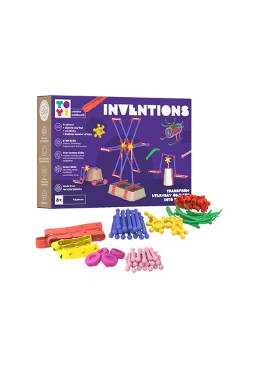 Toyi Inventions - 92 Parça Stem Seti Ve Yaratıcı Yapı Oyuncakları