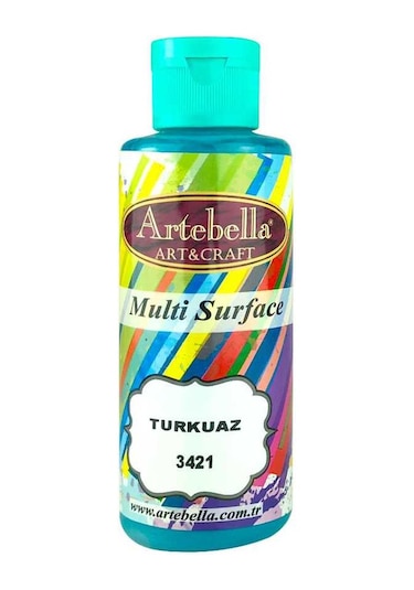 Artebella Multi Surface Boya Turkuaz 130 ML