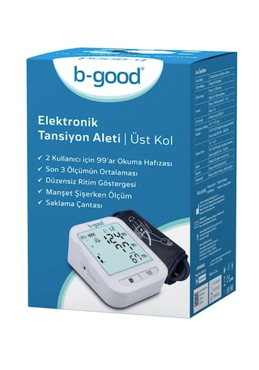 B-good Tansiyon Aleti Geniş Ekran Hafizalı Rak-269