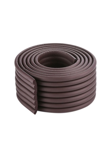 Koruma Çarpışma Yastığı Köpük Tampon Masa Köşe Koruyucu Masa Kenar Koruma Şeridi Bebek Güvenliği Kahve