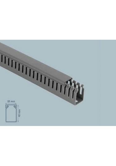 25x40 Mm Delikli Pano Kanalı 1 Metre