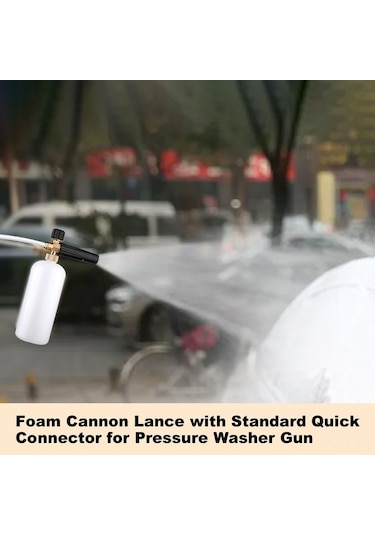 Besthome1 900ml Köpük Sulama Kabı, Basınçlı Yıkama Tabancası İçin Standart Hızlı Bağlantılı Model