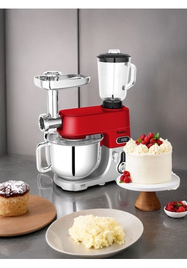 Robx SR50 1800 W Hamur Yoğurma Kıyma Çekme Makinesi