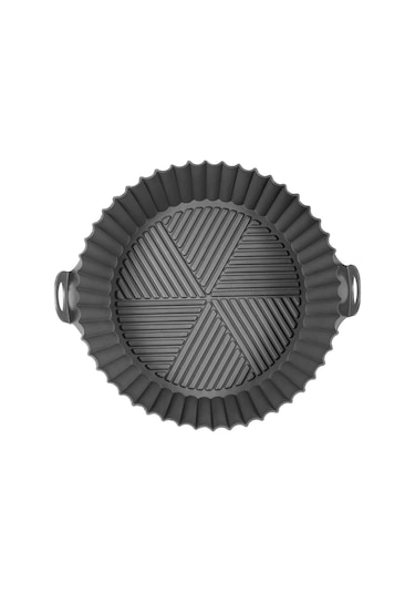 Korkmaz Airfryer Silikon Pişirme Kabı Siyah