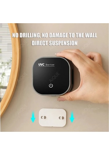 Şarj Edilebilir Diş Fırçası Sterilizatörü Kurutma Fonksiyonlu Beyaz