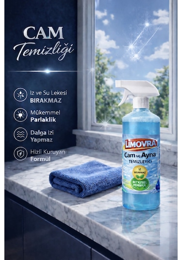 Cam & Parlak Yüzey 750ml - Bitkisel