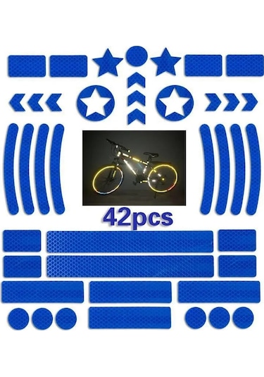 Ftt-kırmızı-bisiklet Gövde Yansıtıcı Etiket Gece Güvenlik Izgarası Şerit Uyarı Mtb Scooter Kask Etiket Bandı Bisiklet Tekerleği Konuşmacı Yansıtıcı Kırmızı