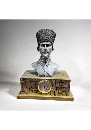 Atatürk Büstlü Masa Saati
