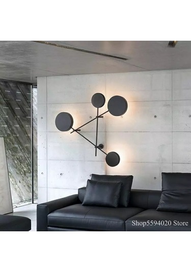 Simaavize Utra Modern Led Aplik Siyah